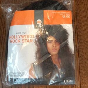 Halloween rock star wig NWT